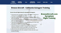 Desktop Screenshot of breeseaircraft.com