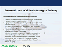 Tablet Screenshot of breeseaircraft.com